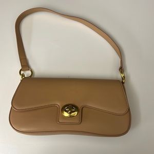Genuine leather shoulder bag